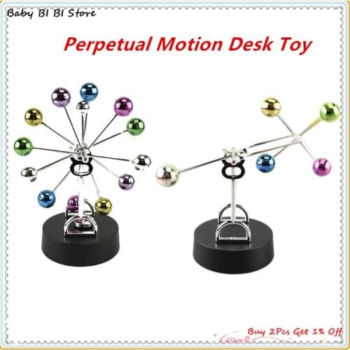 1 Pc Kinetic Art Universe Electronic Perpetual Motion Desk Toy Home Desktop Furnishings Decoration