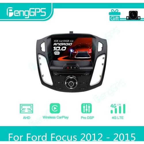 For FORD FOCUS 2012 - 2016 Android Car Radio Stereo Multimedia Player 2 Din Autoradio GPS Navigation PX6 Unit Screen Display