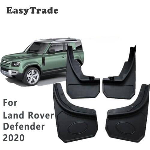 Plastic Mud Flaps For Land Rover Defender 2020 Mud Guard Car Fender Mudguard Front and Rear Wheel Black Car Accessories 4 Pcs