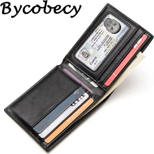 Bycobecy New Credit Card Holder Womens Purse Simple Convenient Unisex Security Information Business Purse Mens Wallet 4 Colors