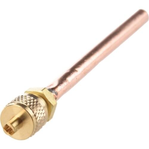 HOT SALE 5 Pcs Air Conditioner Spare Part 6Mm Copper Tube OD Filling Access Valve