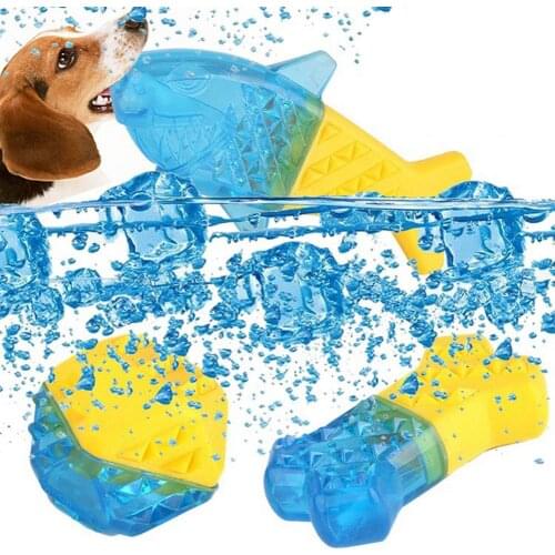 Summer Dog Molar Stick Frozen Molar Toy Filled With Water Dog Bite Chewing Cooling Toy Pet Puppy Toy Filled With Water