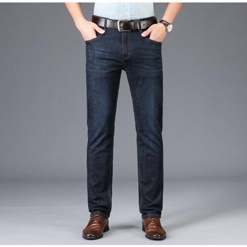 LINLING Straight Jeans For Men