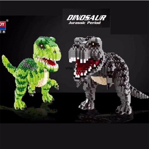 Balody Mini Blocks Cartoon Building Toy Dinosaur Model brinquedos Plastic Bricks Children toys for kids Christmas Gifts 16088