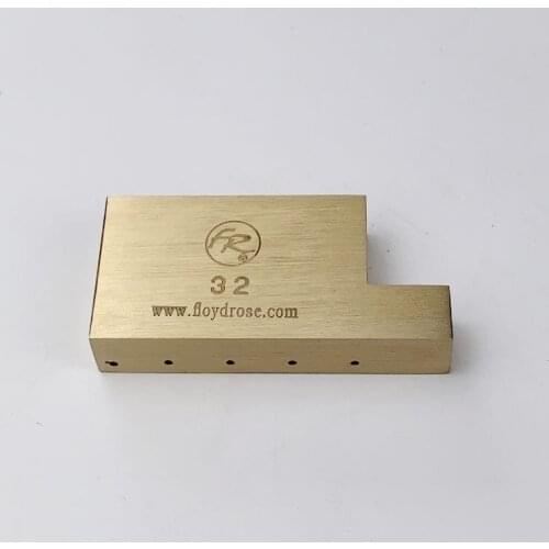 Original Floyd Rose Brand 32mm L Shaped Brass Block - Made By Floyd Rose