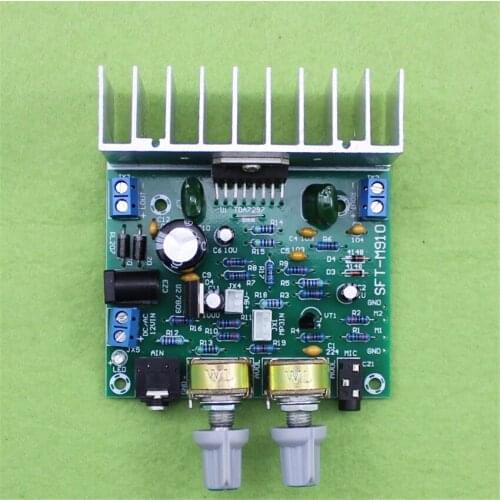 TDA7297 amplifier board Double channel 15W+15W power amplifier board with 2 words in MP3 TDA7297 microphone amplifiers (D1A1