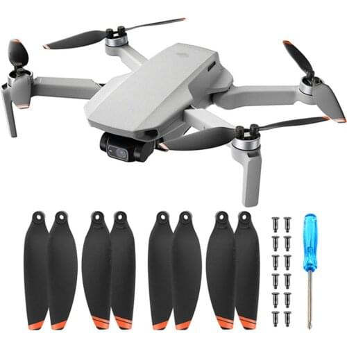 For DJI Mini 2/Mini SE 4726F Propeller Drone Light Props Blade Replacement Low Noise Wing Fans Part Set Orange Drone Accessories