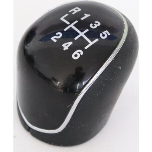 Leather 6 Speed Manual Stick Gear Shift Knob Lever Shifter Head Handball For Hyundai IX35 2012 2013 2014 2015 2016