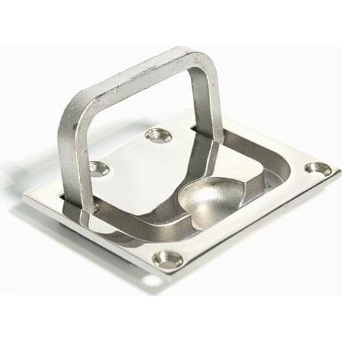 MARINE BOAT YACHT DECK HINGE STAINLESS STEEL LIFT HANDLE LIFT RING