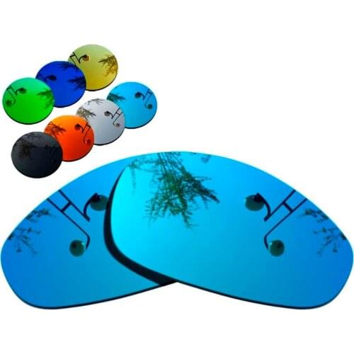 100% Precisely Cut Polarized Replacement Lenses for Juliet Sunglasses Blue Mirrored Coating Color- Choices