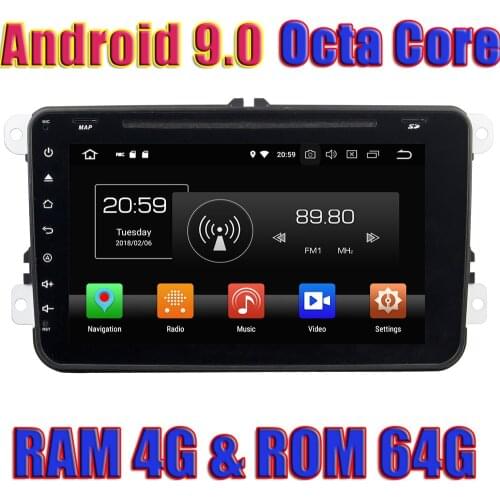 WANUSUAL Android 9.0 Car Multimedia Player For VW Caddy/Passat/ Sagitar/Tiguan/Touran/ Jetta/Seat/CC GPS Navigation NO DVD Radio