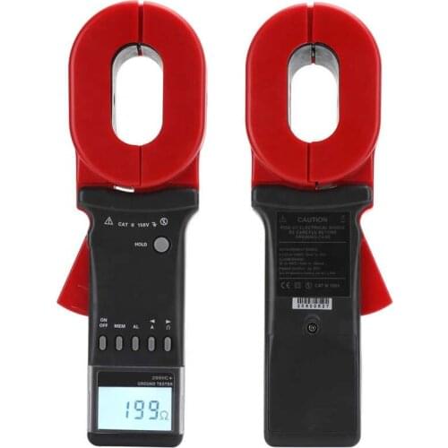 ROKTOOLS Ground Resistance Clamp Meter Tester Loop Resistance 1200 ohm