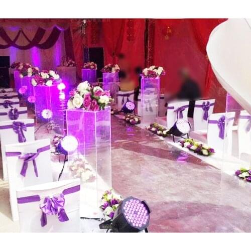 10PCS/Lot Wedding Center Piece Flower Vase/Stand Table/Wedding Centerpieces Acrylic Flowers/Floor Vases For Party Decoration H12