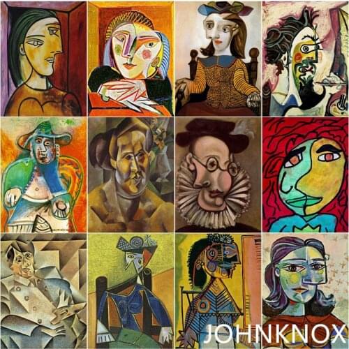 Picasso Abstraction Diamond Painting 5D Diy Diamond Embroidery Full Round& Square Drill Diamond Mosaic Cross Stitch Home Decor