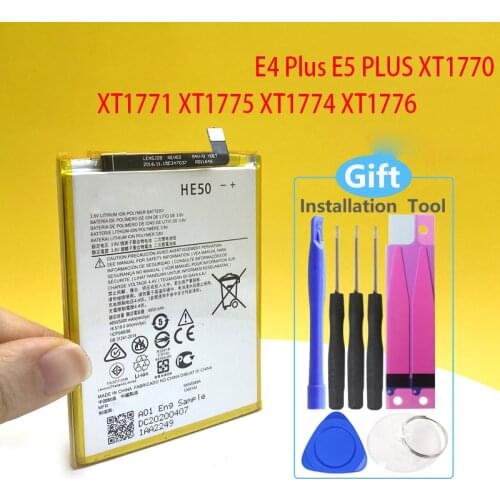 New 5000mAh HE50 Battery For Motorola Moto E4 Plus E5 PLUS XT1770 XT1771 XT1775 XT1774 XT1776 Phone