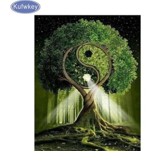 Diamond embroidery Chinese elements Yin and Yang 5d diamond painting full diamond mosaic 3d picture of rhinestones cross-sti