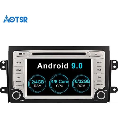 Aotsr Android 9.0 GPS navigation Car DVD Player For SUZUKI SX4 2006-2012 multimedia 2 din radio recorder 4GB+32GB 2GB+16GB