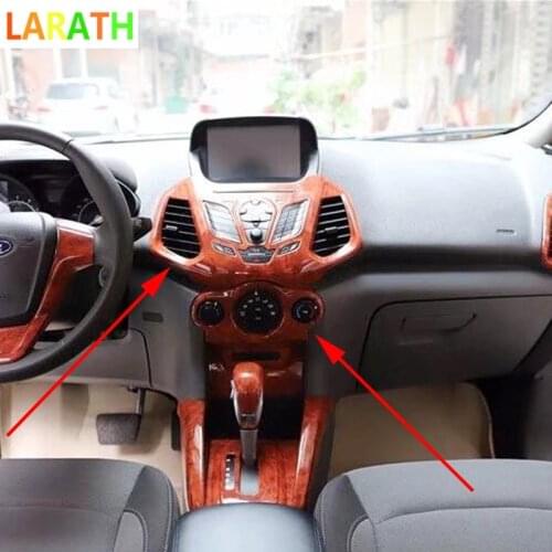 For Ford ecosport 2013-2017 Car Radio Stereo Face Facia Fascia Panel Frame DVD Dash Installation Surrounded Trim Kit 2pcs