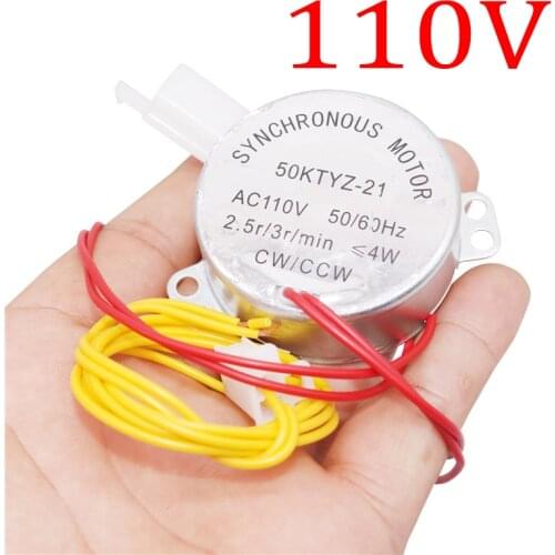 Incubator Automatic Egg Turning Motor AC220V Or AC110V synchronous motor 2.5/3r/min CW/CCW 50KTYZ-21 Farm chicken 1 Pcs