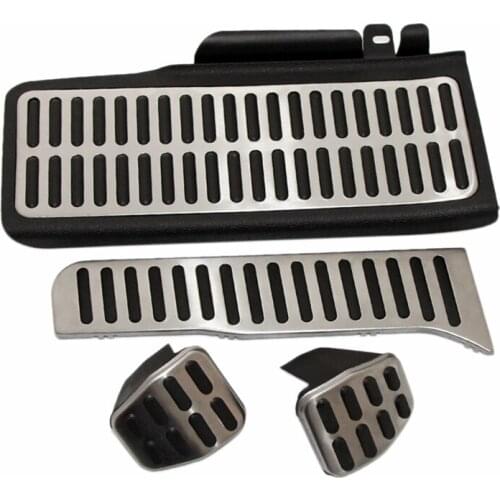 Car Stainless Steel Pedal For Volkswagen Vw Golf 5 6 Mk5 Mk6 Jetta Mk5 For Skoda Octavia A5/At/Mt 4Pc