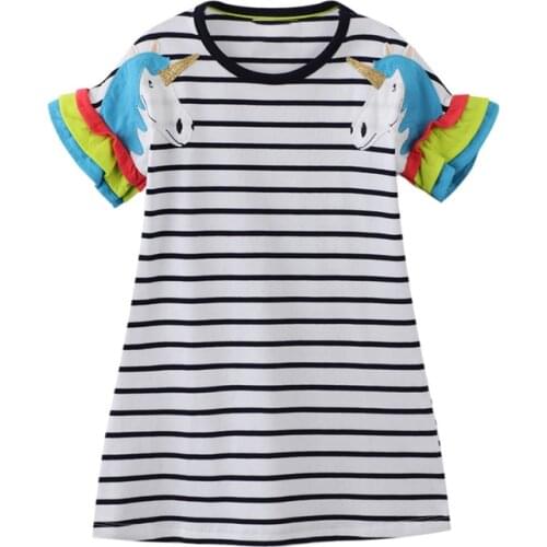 Bambino New Year 2021 Summer Dress 2-7 Years Baby Girl Dress Childrens Clothing Costumes for Kids Girls Fancy Dress of Child