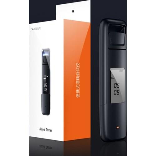 Non-Contact Digital Breath Alcohol Tester, Real Time Response with Audible AlertBacklight LCD Screen,USB Rechargeable