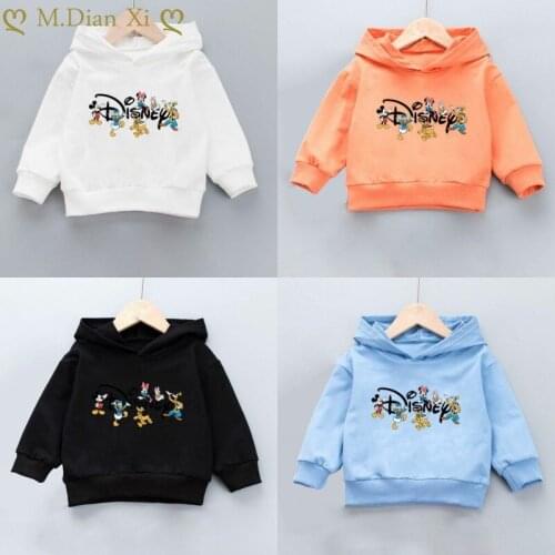 Kids Boys Girls Sweater Clothes Baby Toddler Warm Sweater Jacket Children Cartoon Mickey Top Embroidered Pullover Clothes