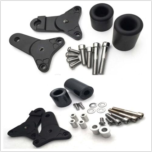 For 2011-2013 Suzuki Gsxr 600/750 2012 Aftermarket free shipping motorcycle parts Carbon No Cut Frame Slider Crash Protector