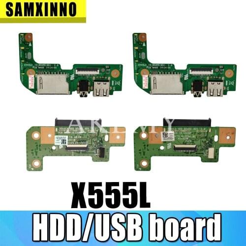 For Asus X555LD K555L A555L X555LJ R556L X555LB X555LP F555L X555LN Interface and HDD Hard Drive board and IO USB AUDIO