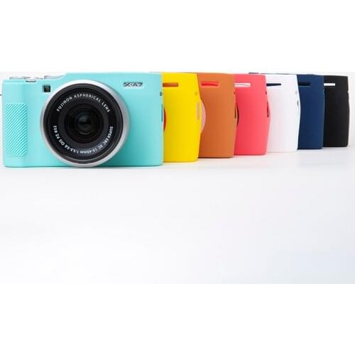 Nice Soft Silicone Rubber Lightweight Camera Video Bag for FUJI Fujifilm X-A7 xa7 Camera case Protective Body Cover Skin