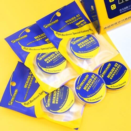 Mechanic High Hardness Cutting Wire Carbon Steel Molybdenum Wire Gold Alloy Cutting Line For Separating Phone LCD Touch Screen