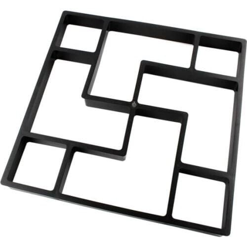 Walk Maker Reusable Concrete Path Maker Molds Stepping Stone Paver Lawn Patio Yard Garden DIY Walkway Pavement Paving Moulds (16