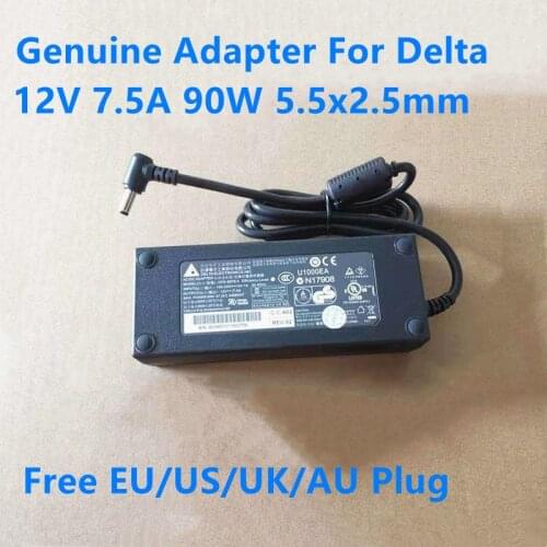 Genuine Delta DPS-90FB A 12V 7.5A 7A 90W 5.5x2.5mm DPS-90AB 3 AC Adapter For QNAP TS-451 NAS Server Laptop Power Supply Charger
