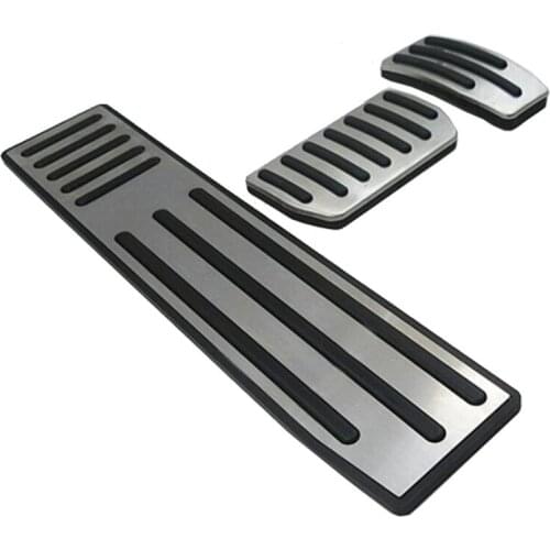 Stainless steel Accelerator Foot Rest Modified Pedal Pad for TESLA Model X / Model S Car Styling Decoration Accessory Plate