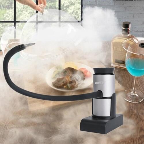 Food Cold Smoke Generator Portable Molecular Cuisine Smoking Gun Meat Burn Smokehouse Cooking Kitchen Tool Smoking Machine