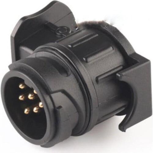 Durable 7 Pin Trailer Adapter Trailer Wiring Connector Socket Plug 12V Remolque Trailer Car Truck Caravan Accessories