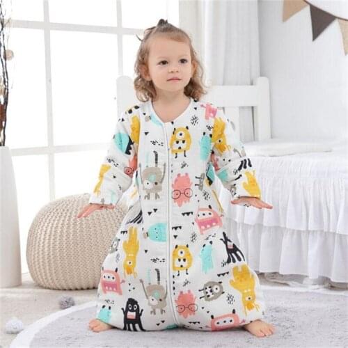 Baby Sleeping Bag Carriage Sack For Newborn Baby Animal Pattern Children Bed Play Split Leg Winter Anti kick Sleepsacks Warm