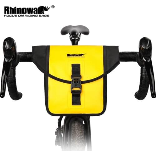 Rhinowalk Bicycle Bags Handlebar Bag Waterproof Frame Pannier Bag Multifunction Portable Shoulder 2021 New Bag Bike Accessories