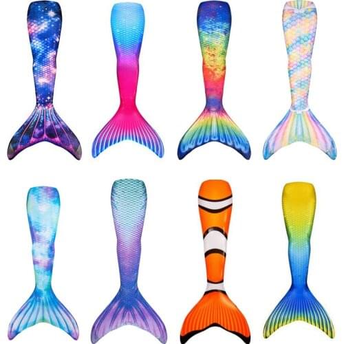 Summer Women Girls Mermaid Tails Bathing Beach Swimmable Flower Mermaid Costume No Monofin Swimwear Adults Cosplay Costume