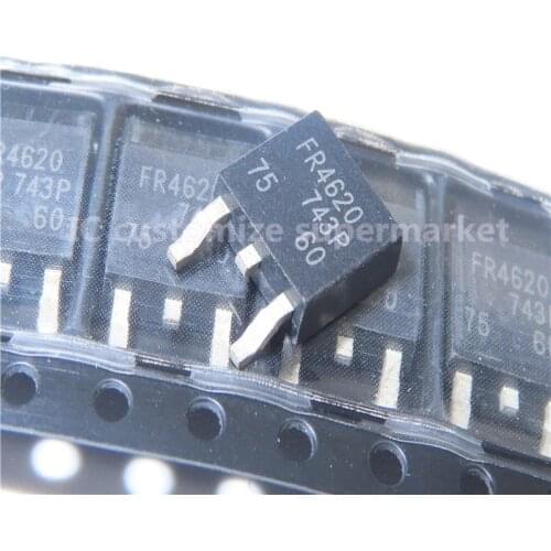 10PCS/LOT NWE FR4620 IRFR4620 TO-252 200V 24A SMD Transistor