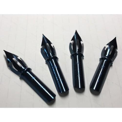 10pcs for a lot Oblique Calligraphy Pen Nibs English Copperplate Script Insert Dip Pen Nibs