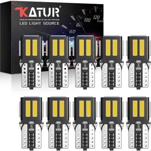 10Pcs W5W T10 LED Canbus Light Bulbs Led Interior Dome Lights Dome Trunk Lamps for Misubishi Outlander Lancer 10 9 Galant ASX