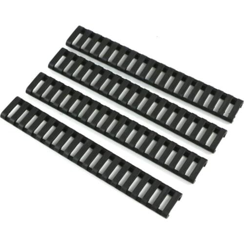18-Slot Picatinny Ladder Rail Panel Handguard Protector Resistant Cover 4Pcs Set J6PF