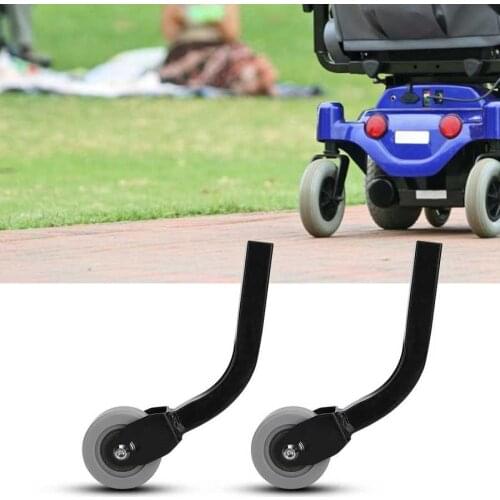 2pcs Elderly Mobility Scooter Rear Caster Universal Anti-Slip Wheels for Electric Wheelchair Replacement Accessories Casters