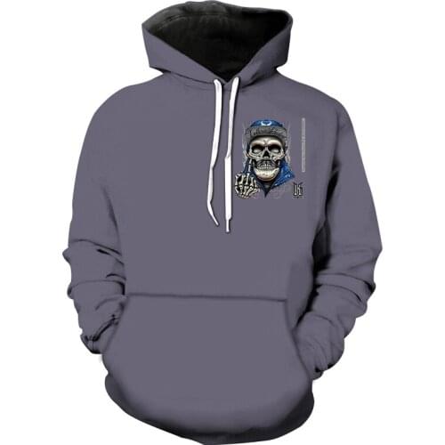 3D printed personality splicing sweatshirt animation casual sports hoodie spring street Harajuku tops hip-hop clothing menswear