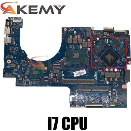 Akemy 857389-601 857389-001 DAG37AMB8D0 G37A For HP 17-W HP17-AB Notebook Computer Motherboard I7 6700 GTX950M Test Ok Fast Ship