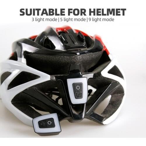 Bicycle Accessories Helmet Rear Light Mini Waterproof USB Charging Flashlight For Bike Warn Taillight Cycling Light for Bicycle