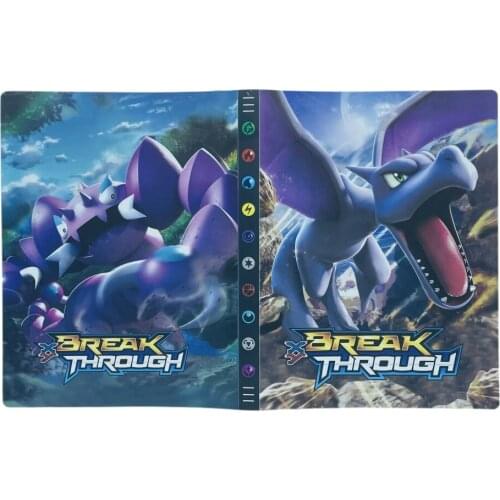 Album Pokemon New 432Pcs 9 Pocket Game Cards VMAX GX Book Collection Folder Charizard Big Pokemon Album Card Protector Display