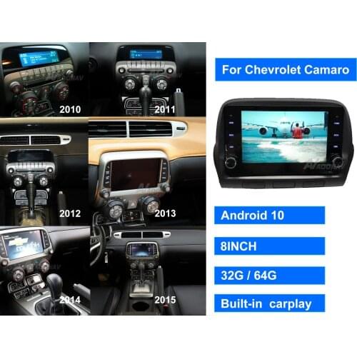 Android 10 Car DVD Radio Navigation GPS For Chevrolet Camaro 2010 2011 2012 2013 2014 2015 Auto head unit multimedia player