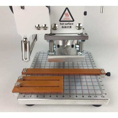 BOSSDEN WT-90AS Removable Working Bench Table Hot Foil Stamping Machine accessories foil holder stamp emboss press tool parts